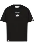 Iceberg logo-patch T-shirt - Black