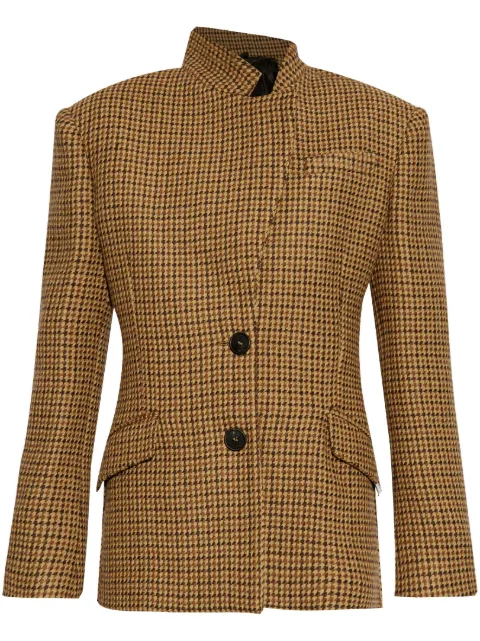 The Attico houndstooth blazer