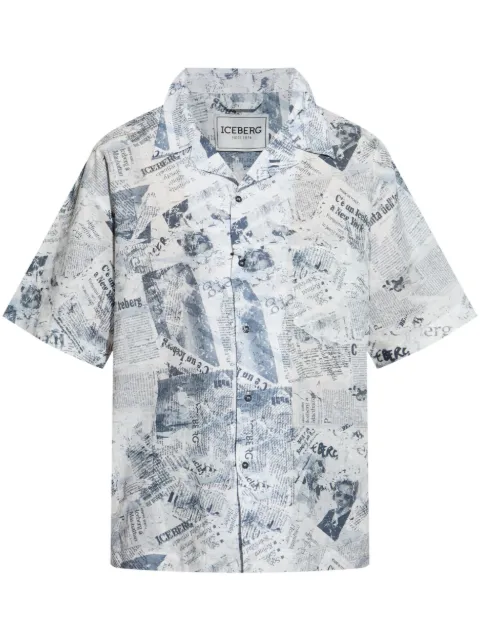 Iceberg camisa estampada