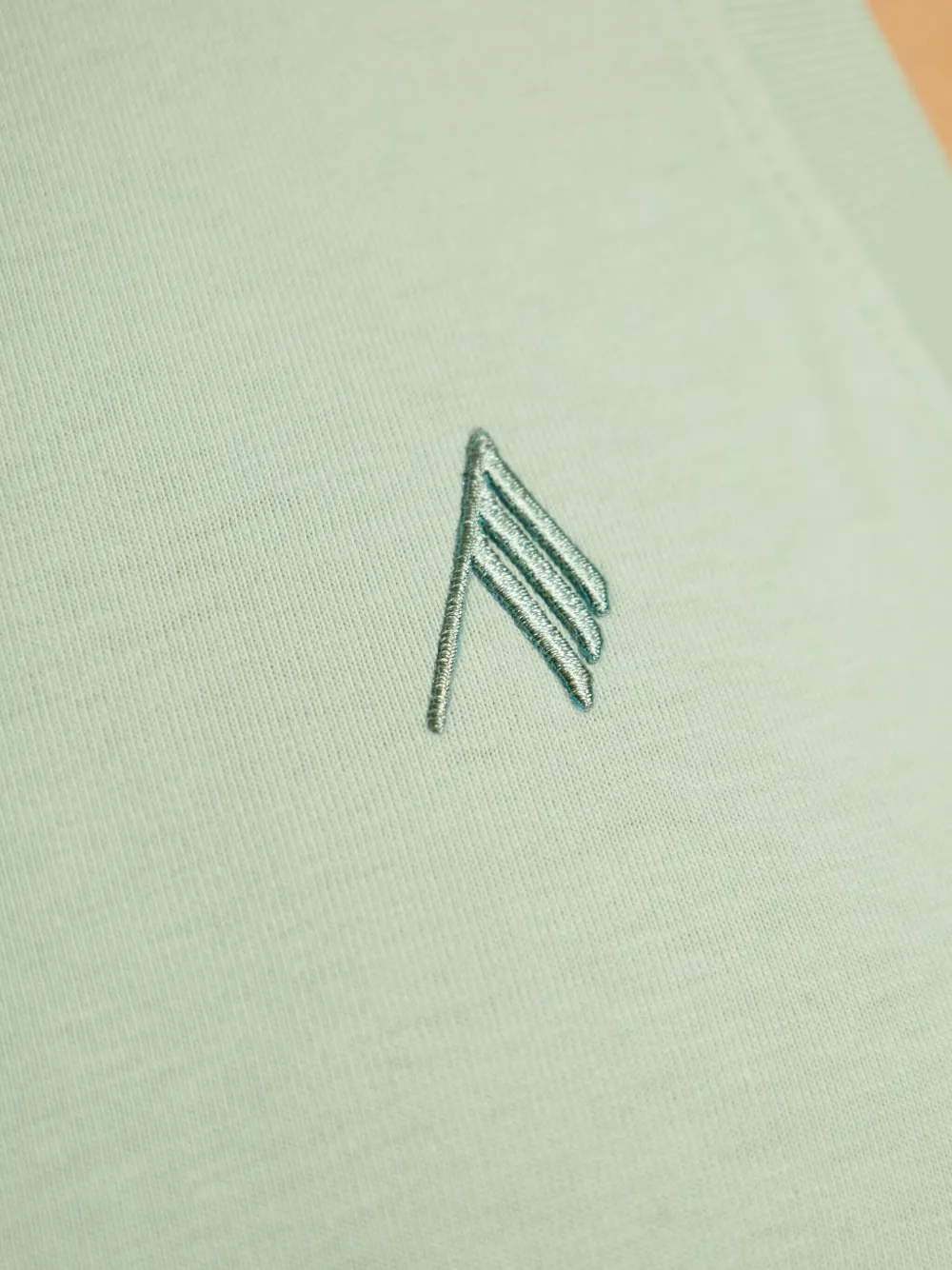The Attico Top met geborduurd logo Groen