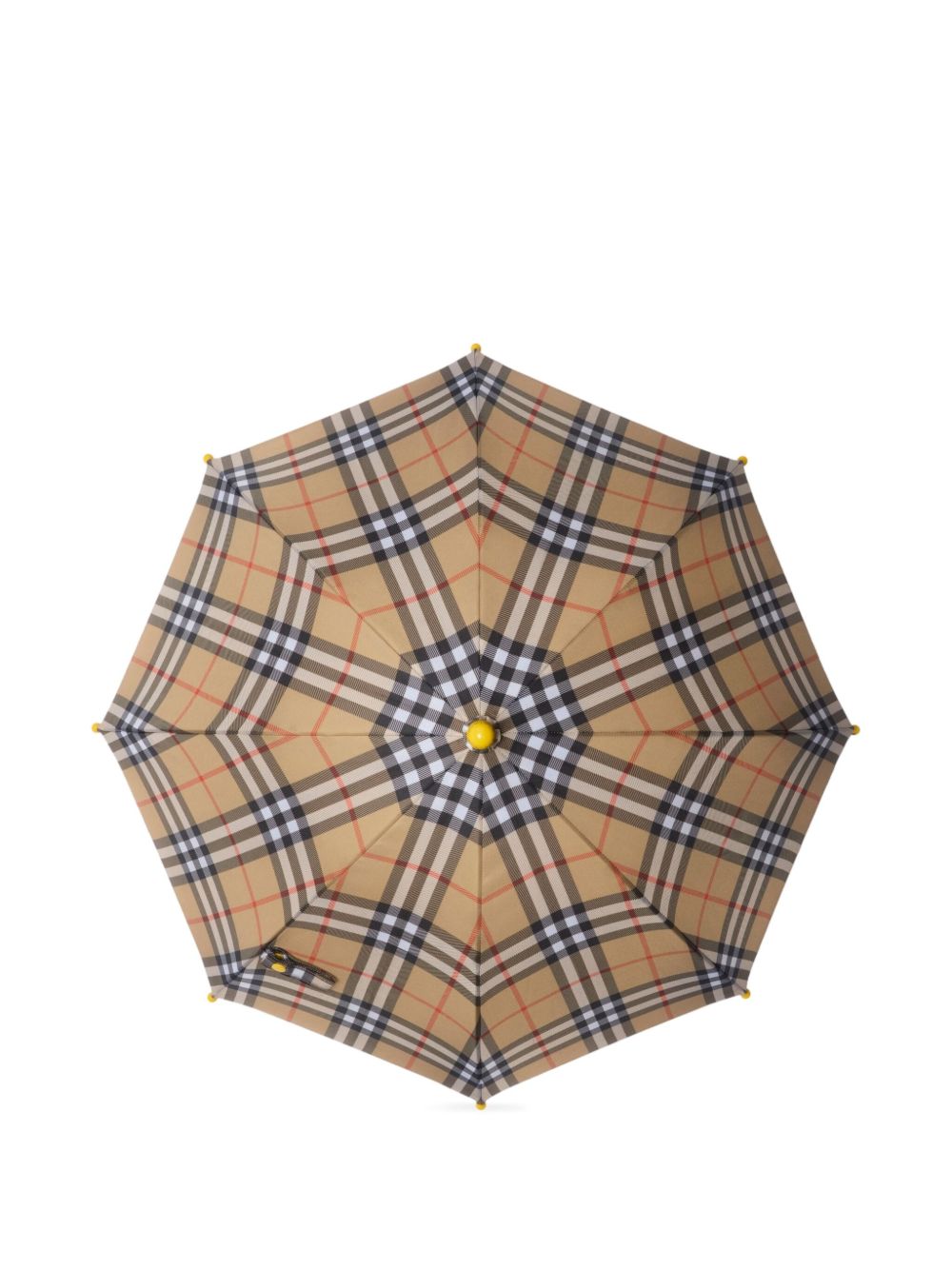 Burberry Kids checked umbrella - Neutrals