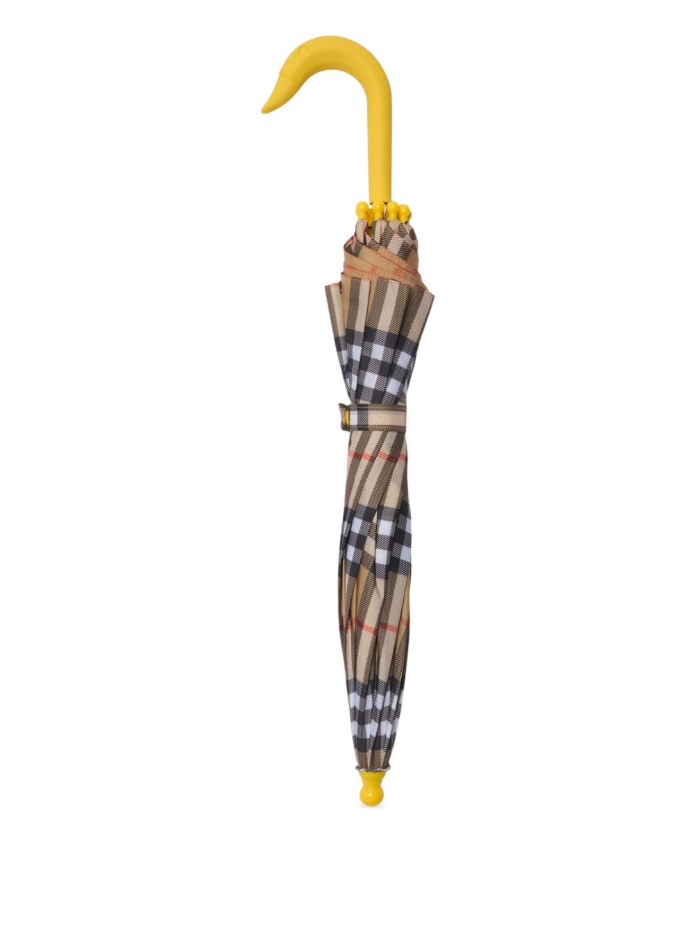 Burberry Kids checked umbrella - Neutrals