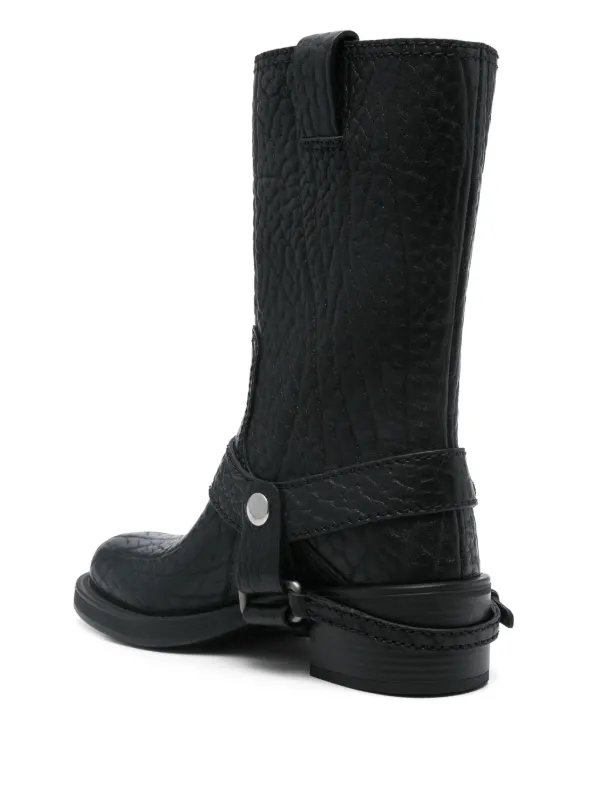 ブーツその他 MiuMiu BOOTS (5U350EF0452FLC F0002) Miu Miu Moto Boots | Black | FARFETCH