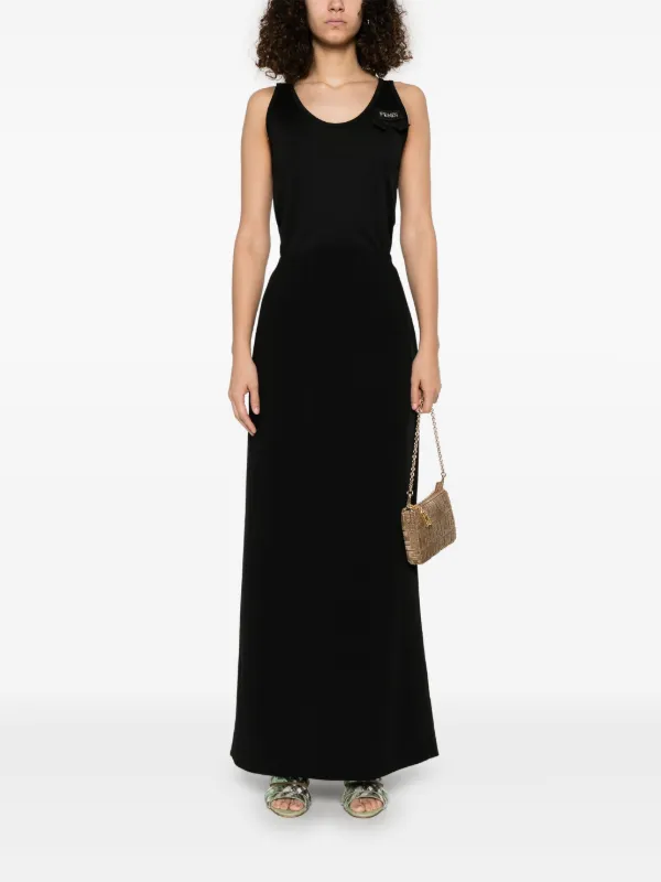 スカート Fendi Black Stretch Cady Skirt FENDI Cady Skirt | Black | FARFETCH