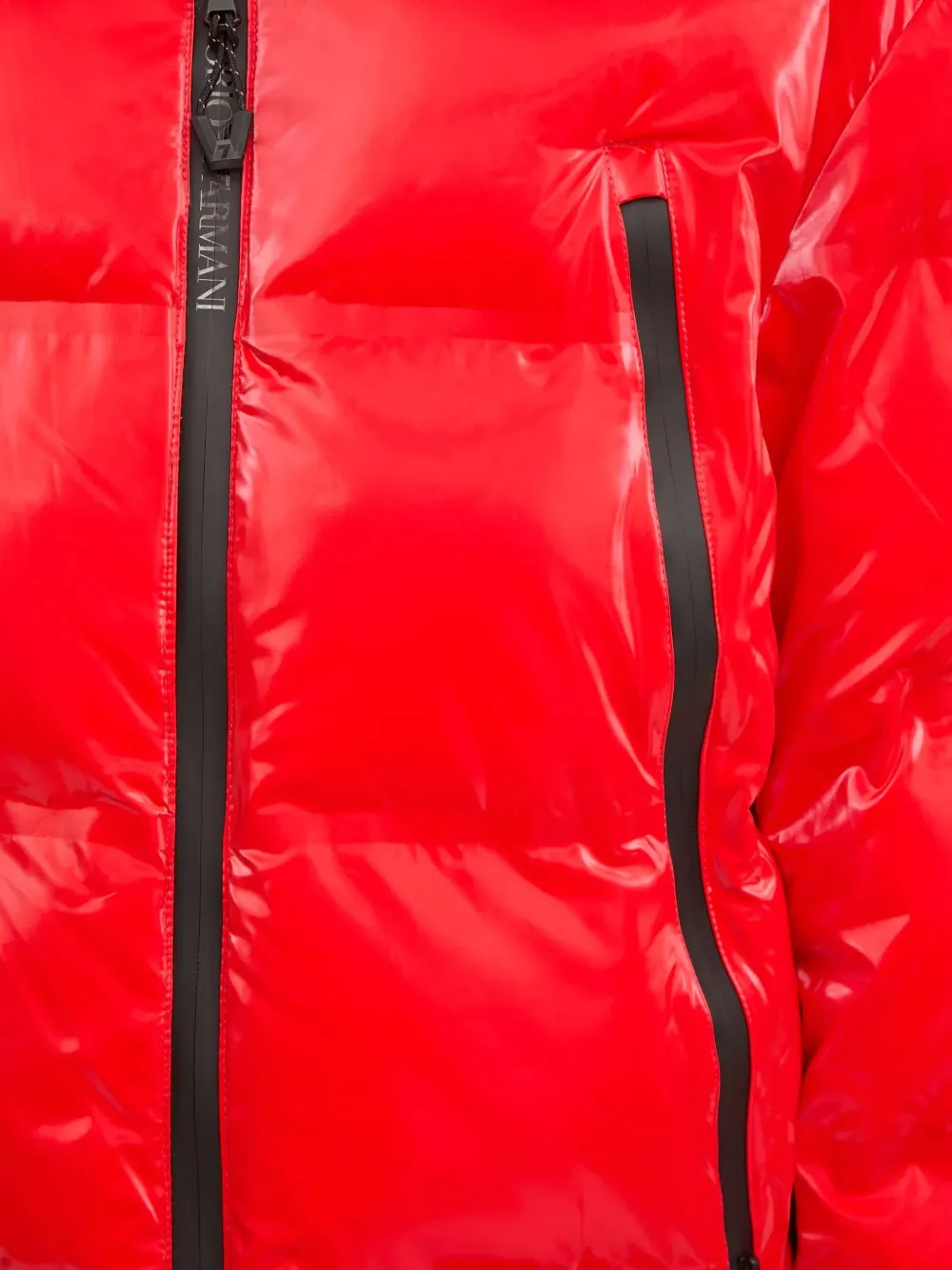 Ea7 Emporio Armani Jack met capuchon Rood