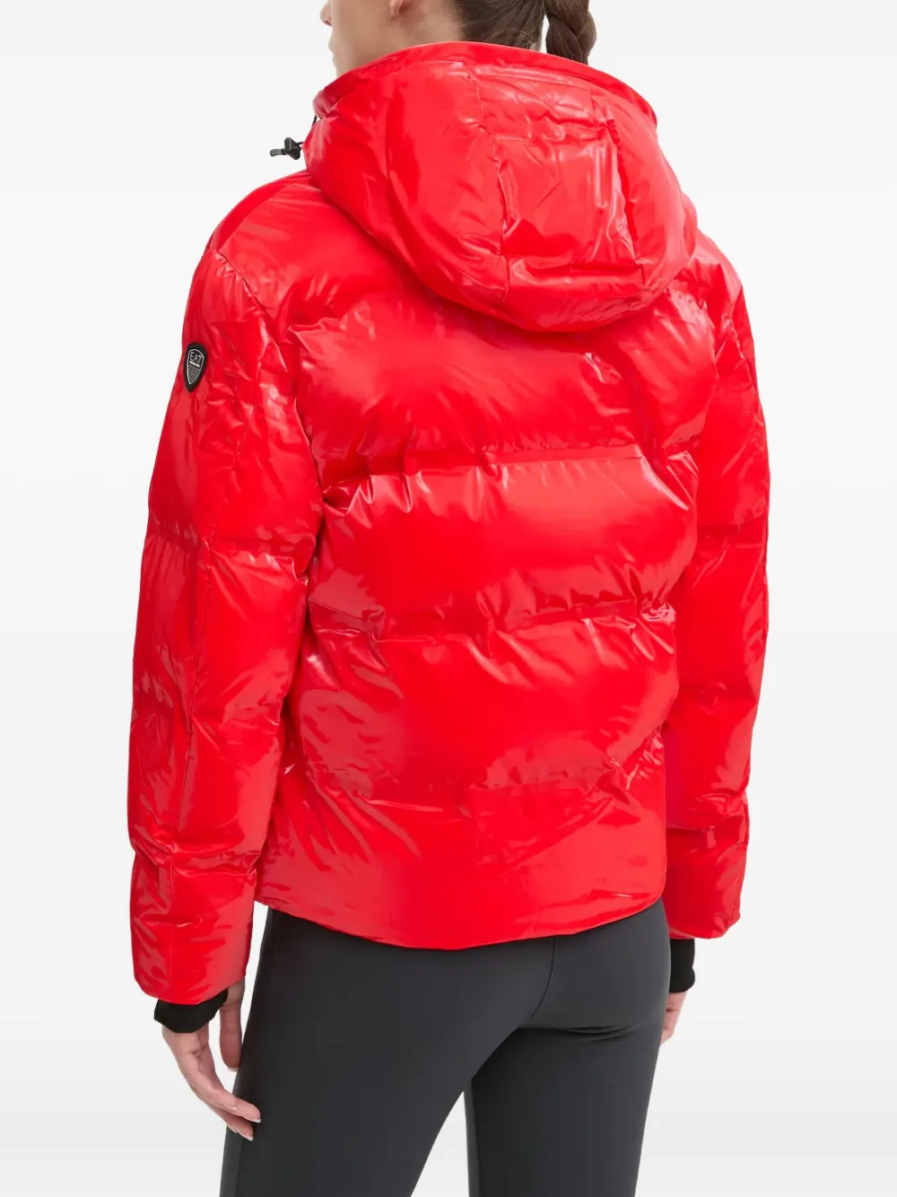 Ea7 Emporio Armani Jack met capuchon Rood