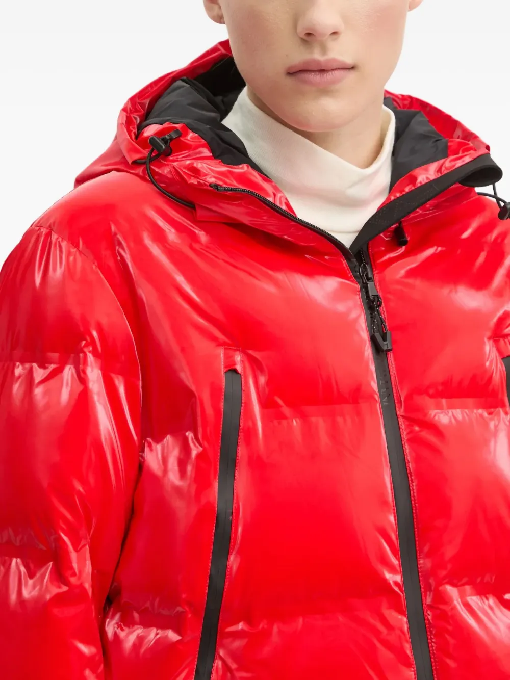 Ea7 Emporio Armani Jack met capuchon Rood