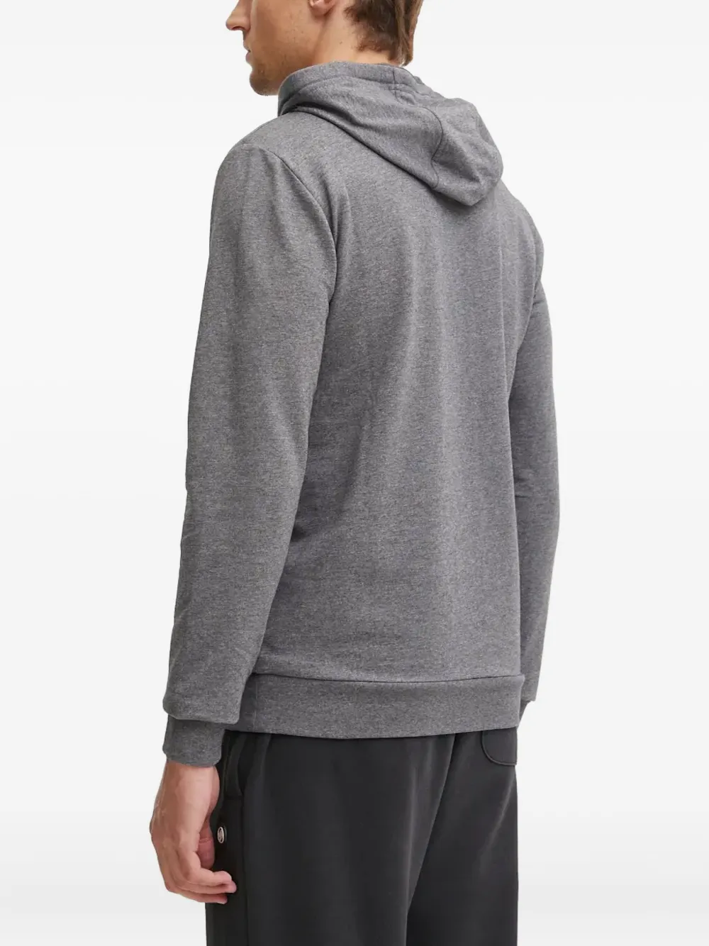 Ea7 Emporio Armani Hoodie met logoprint Grijs