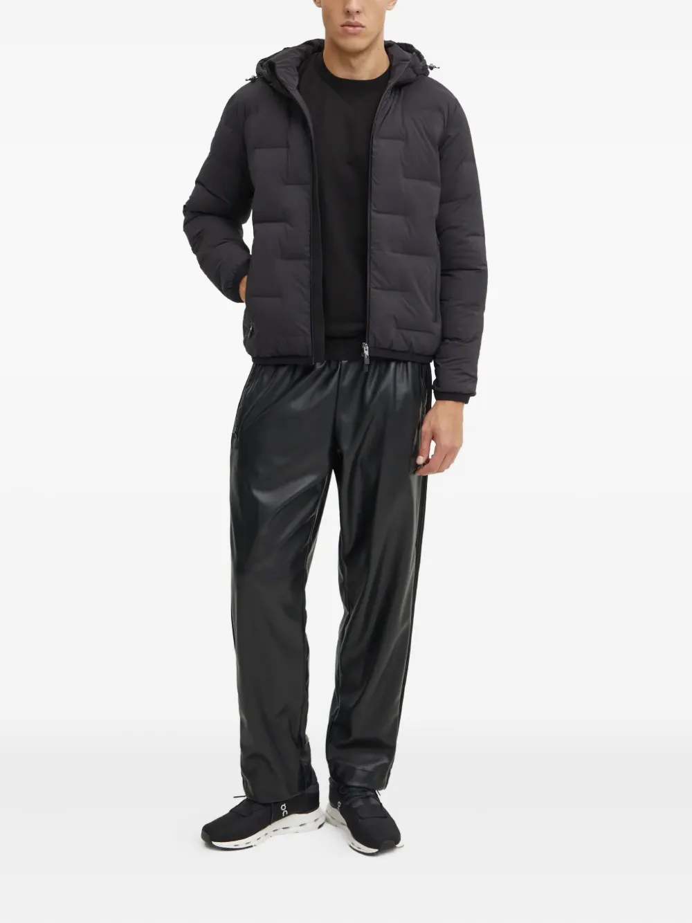 Ea7 Emporio Armani Sweater met logoprint - Zwart