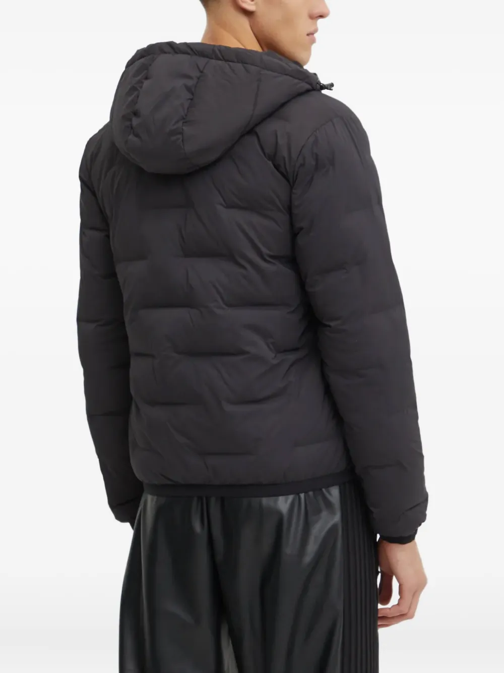 Ea7 Emporio Armani Jack met logopatch Zwart