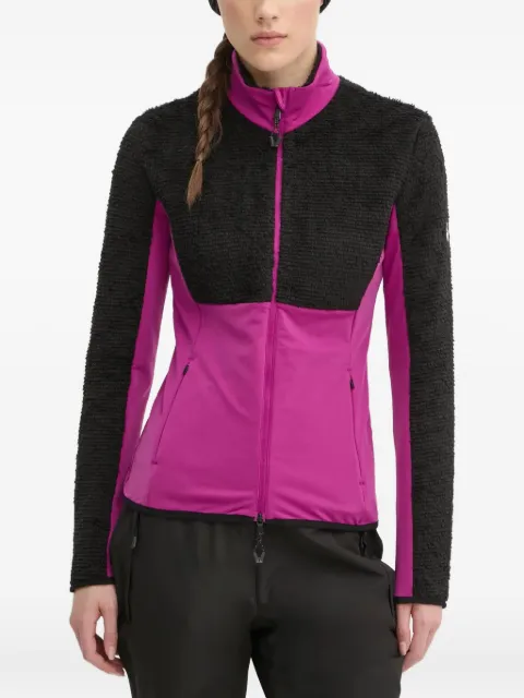 Ea7 Emporio Armani panelled zip-up jacket