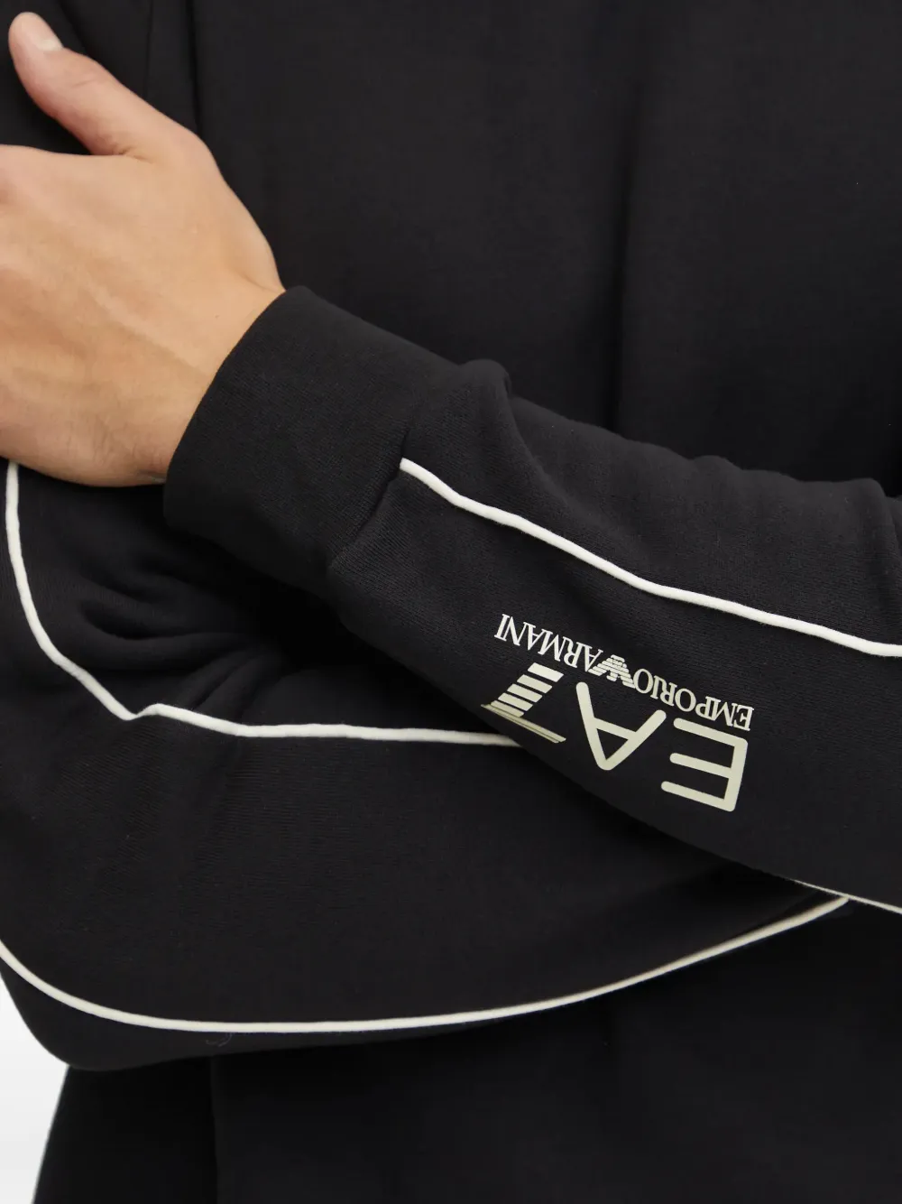 Ea7 Emporio Armani Sweater met ronde hals Zwart