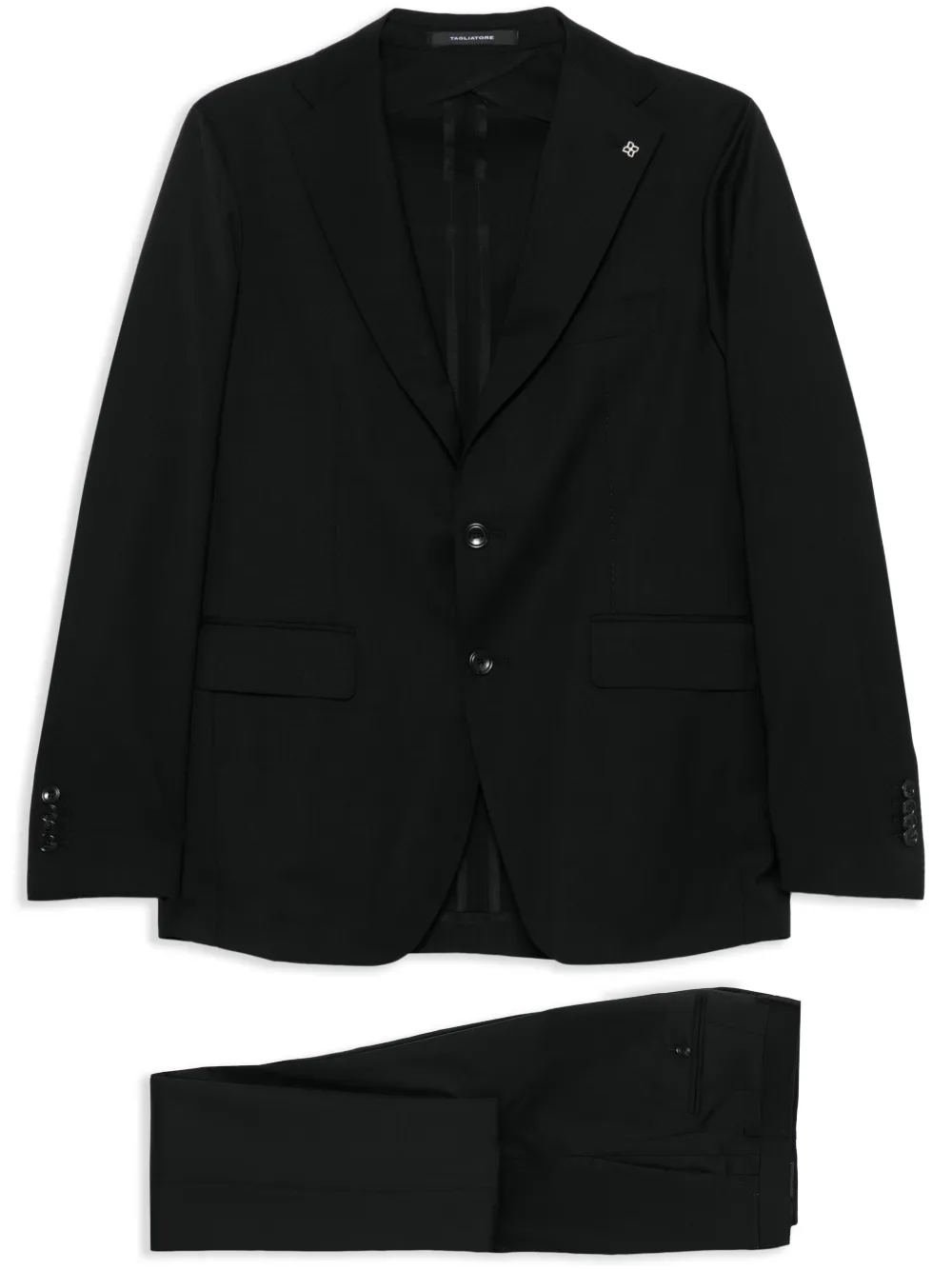 Tagliatore single-breasted suit | Black | Image 1