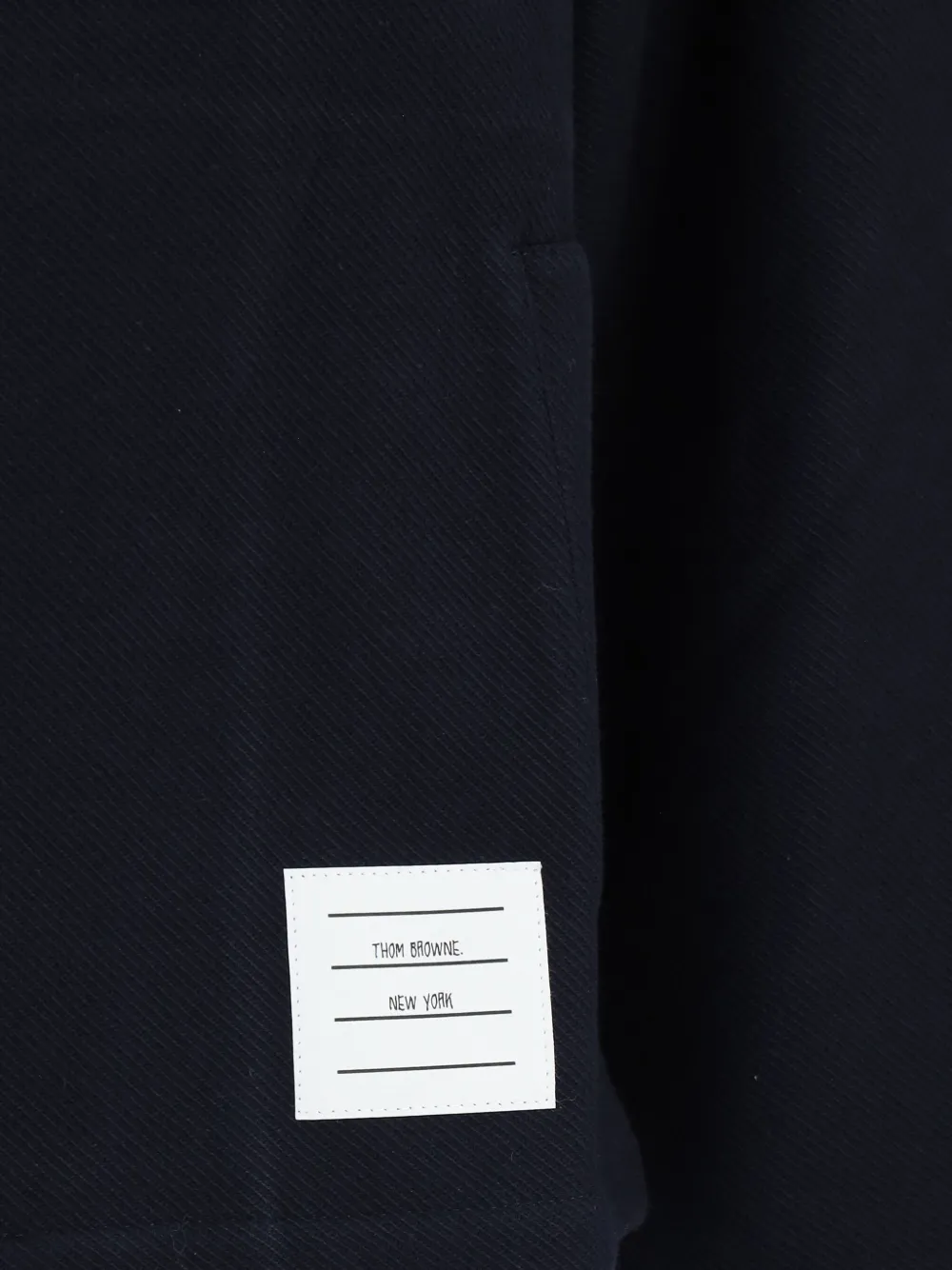 Thom Browne Jack met logopatch Blauw
