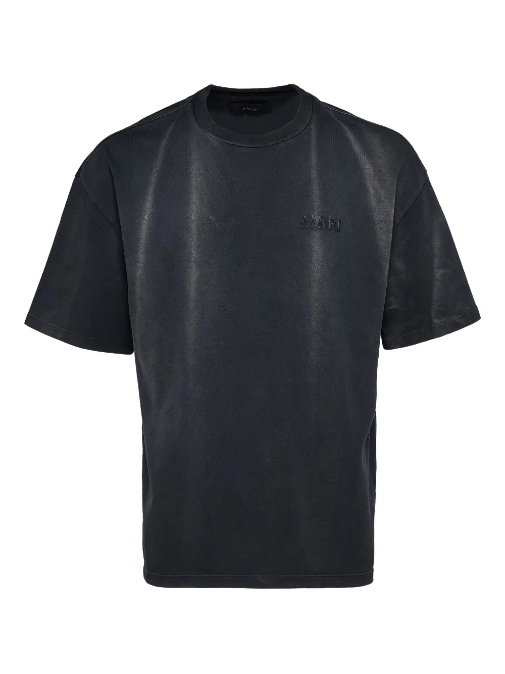 AMIRI T-shirt met geborduurd logo Zwart
