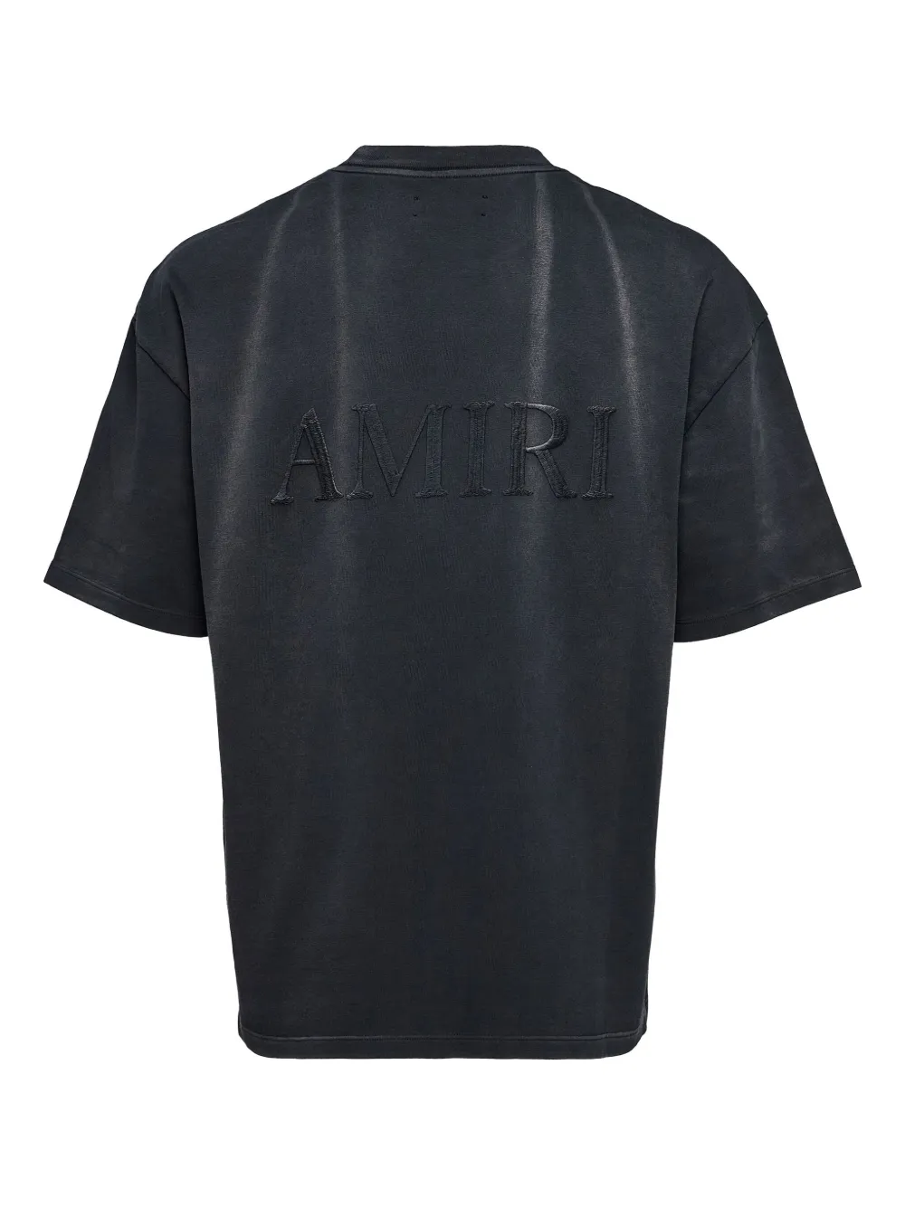 AMIRI T-shirt met geborduurd logo Zwart