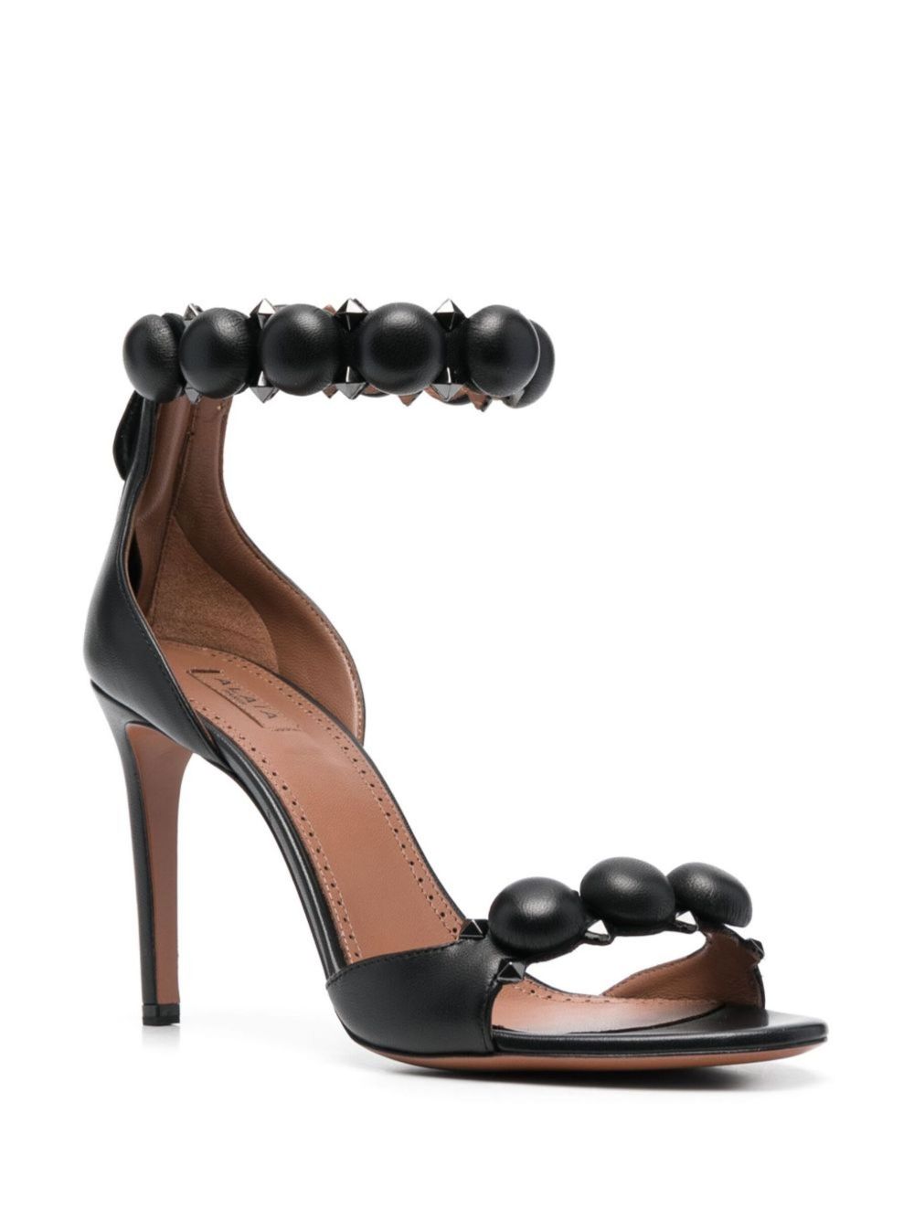 Alaïa Pre-Owned 90 mm La Bombe sandalen - Zwart