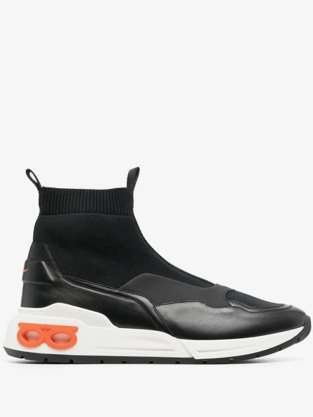 Ferragamo Pre-Owned 코스마 삭스 스니커즈 | 블랙 | Image 1