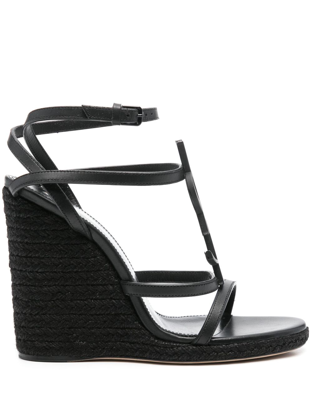 Saint Laurent Pre-Owned 115mm Cassandra sandals - Black