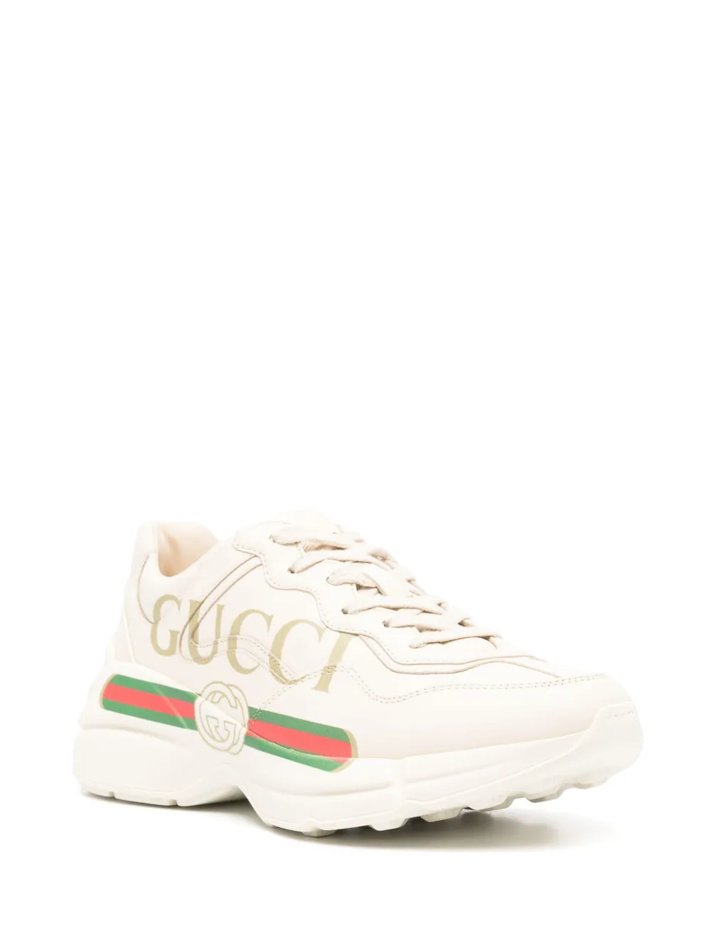 Gucci Pre-Owned Rhyton sneakers - Beige