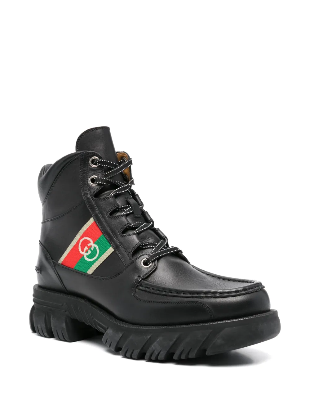 Gucci Pre-Owned Interlocking G laarzen - Zwart
