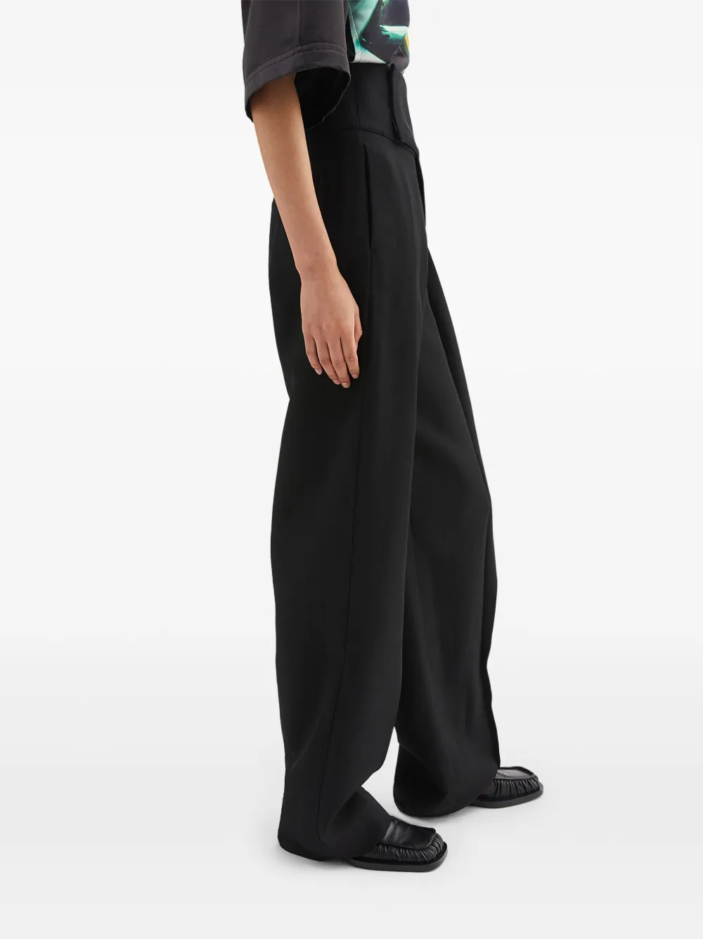 Jil Sander Pantalon Zwart