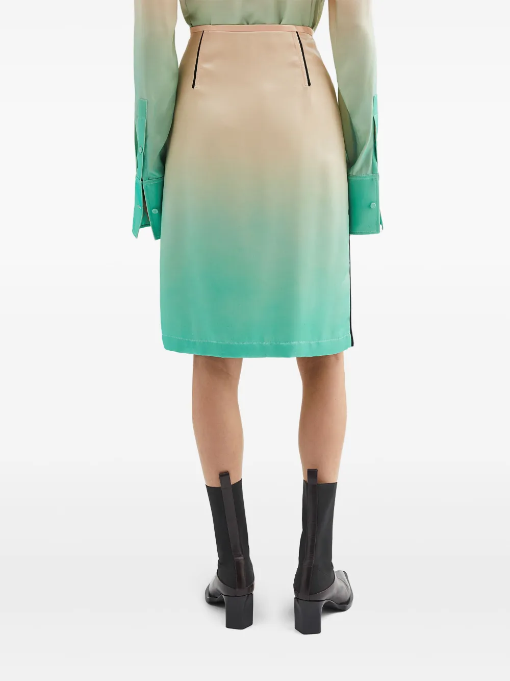 Jil Sander Rok met kleurverloop Roze