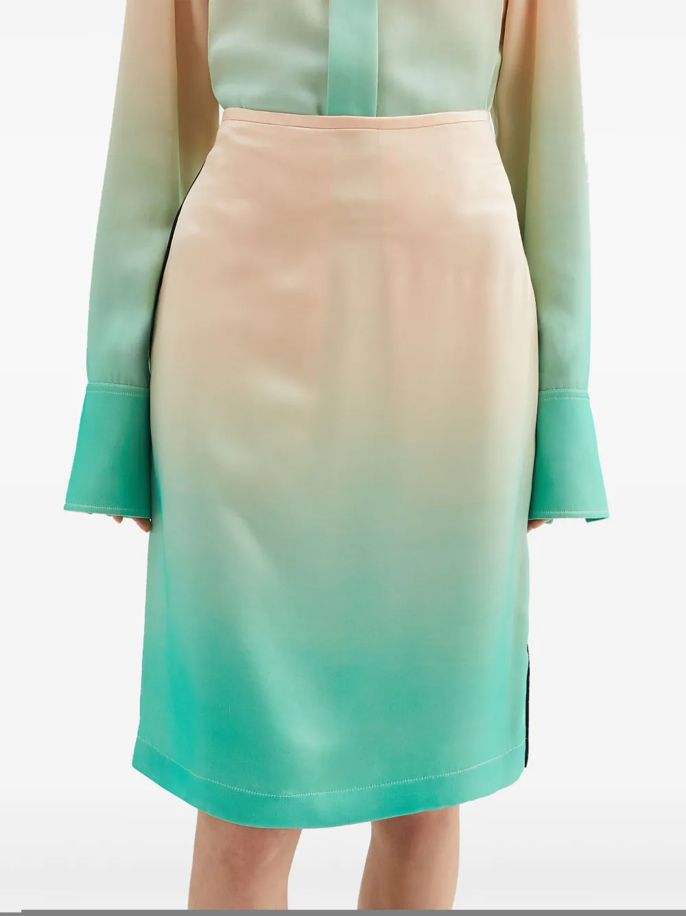 Jil Sander Rok met kleurverloop Roze