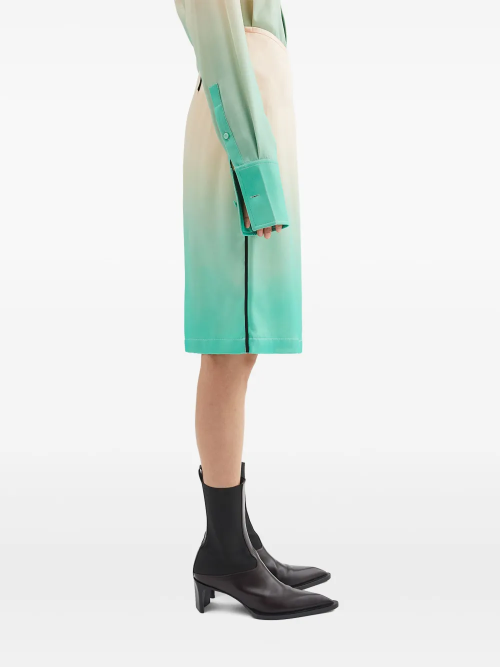 Jil Sander Rok met kleurverloop Roze