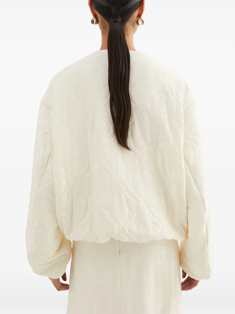 Jil Sander jacquard bomber jacket | Clothing | Image 4