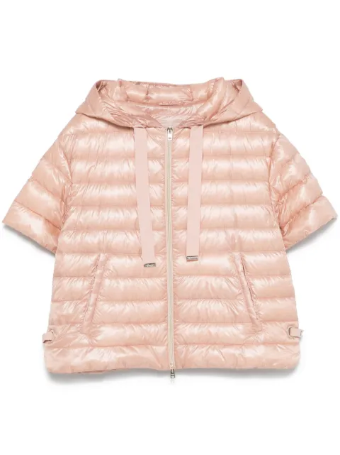 Herno short-sleeve padded jacket