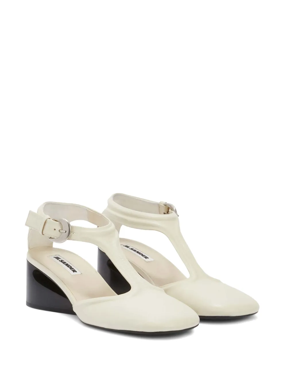 Jil Sander Mary Jane pumps White