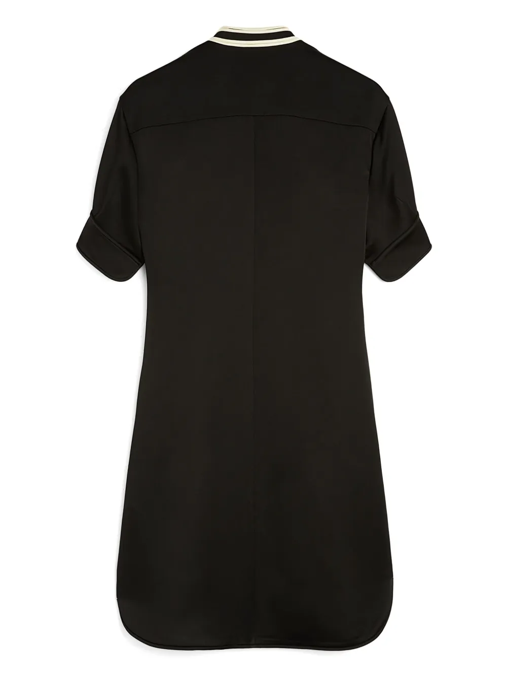 Jil Sander Mini-jurk met kraag Zwart
