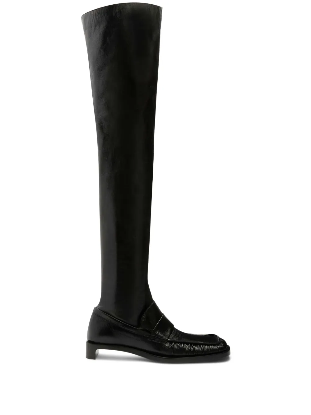 Jil Sander thigh-high boots Black