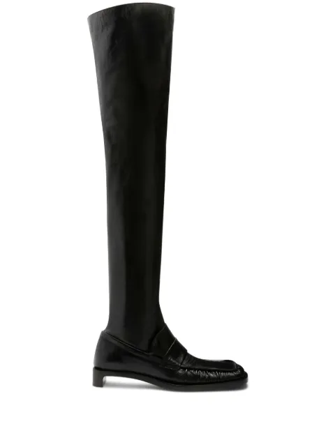 Jil Sander thigh-high boots