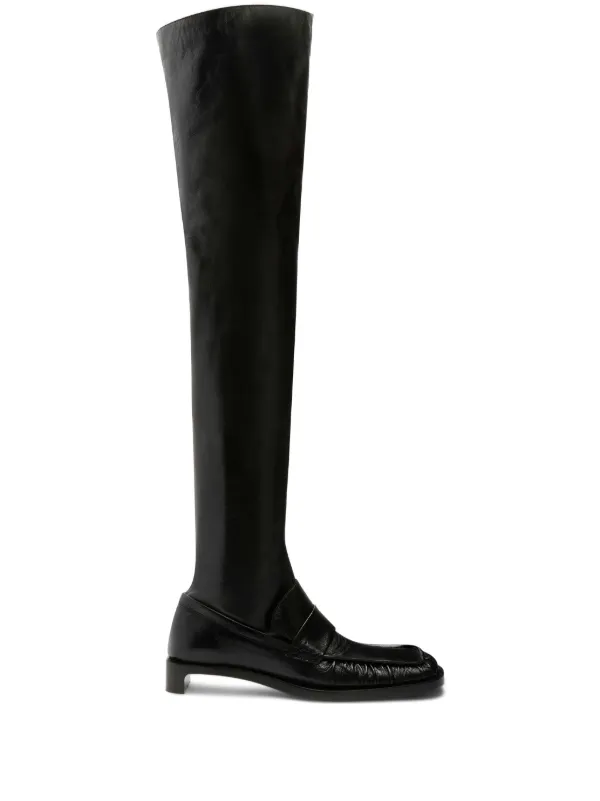 Jil Sander ロングブーツ | ブラック | FARFETCH JP