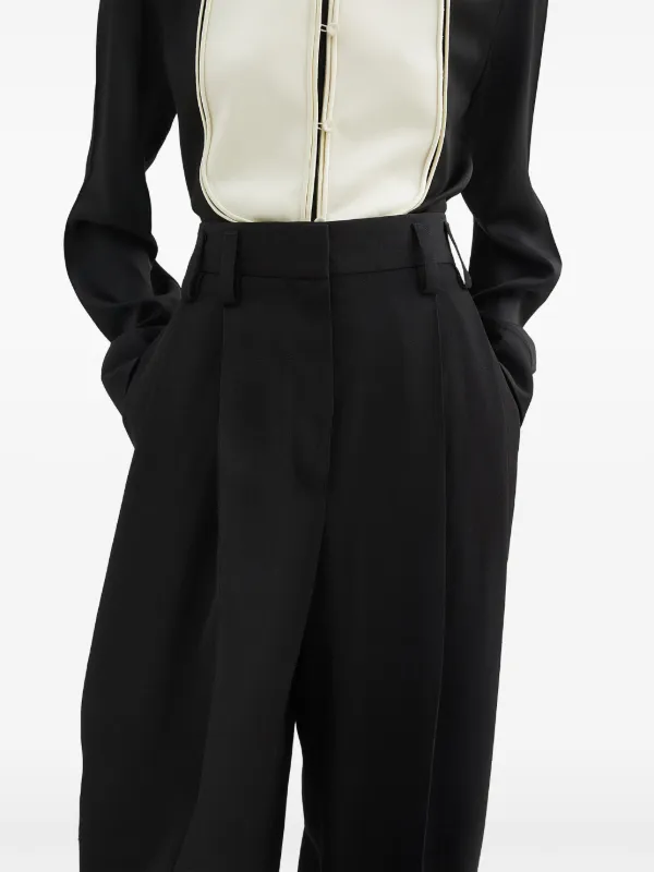 【関税込み】Jil Sander ブラック テーラードパンツ Jil Sander テーラードパンツ | ブラック | FARFETCH JP