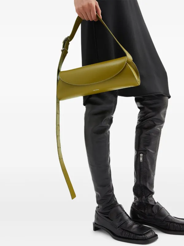【関税&送料込】Jil Sander Small Cannoli Bag Jil Sander Small Cannolo Interwoven Raffia Shoulder Bag