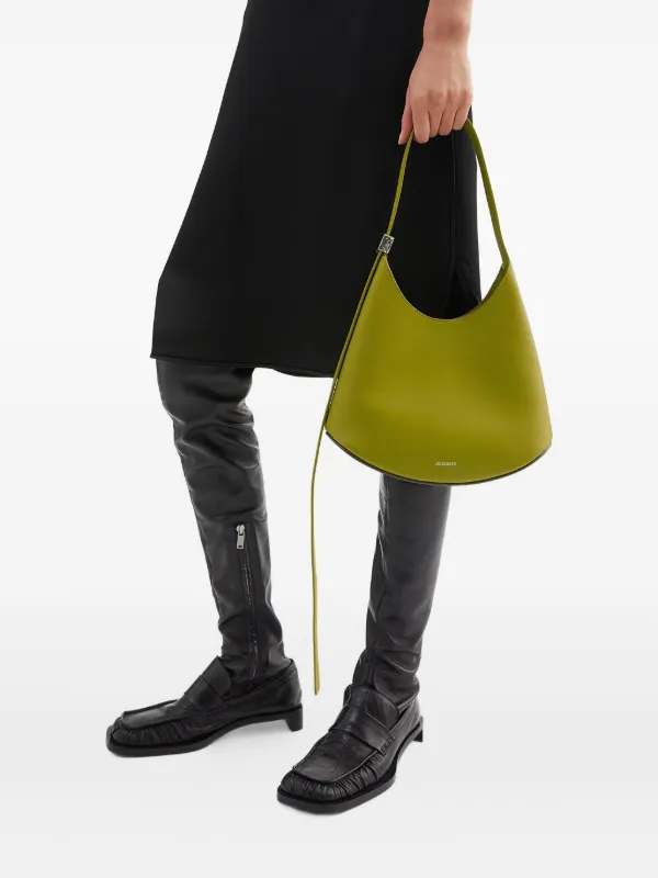 Jil Sander Small Eldorado Shoulder Bag | Green | FARFETCH CA