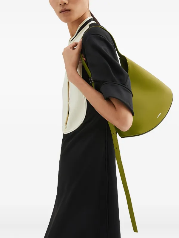 Jil Sander Small Eldorado Shoulder Bag | Green | FARFETCH