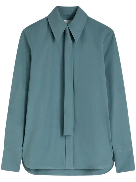 Jil Sander camisa con detalle de lazo