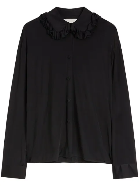 Jil Sander ruffle-collar shirt