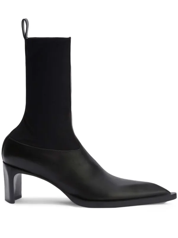 【GWセール】JILSANDER ANKLE BOOT 40 (26.5㎝） Jil Sander Ankle Boots | Black | FARFETCH