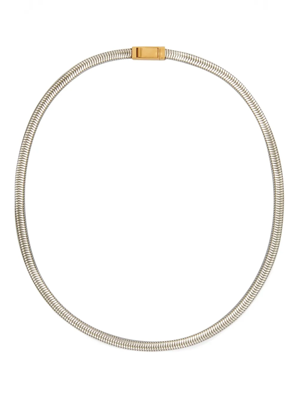 Jil Sander engraved-logo necklace | Neutrals | Image 1