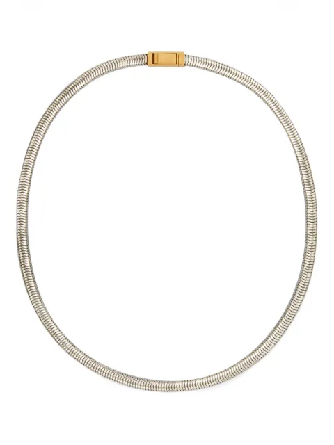 Jil Sander collar con logo grabado