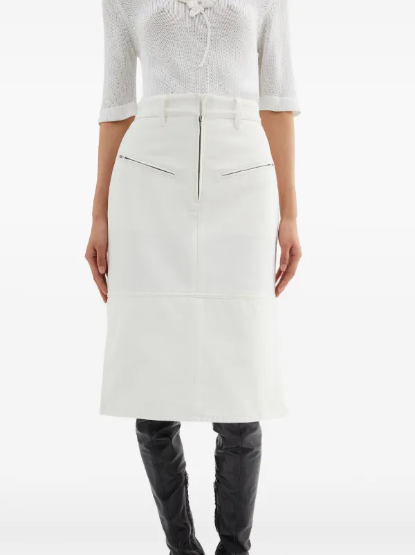【JIL SANDER】デニムスカート Jil Sander デニムスカート | ホワイト | FARFETCH JP