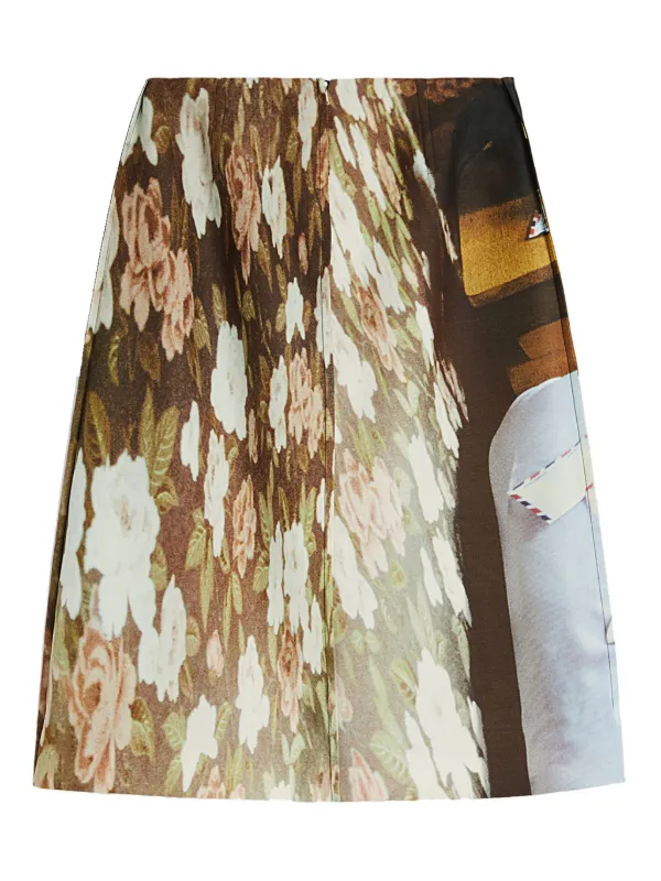 Jil Sander プリント スカート | イエロー | FARFETCH JP