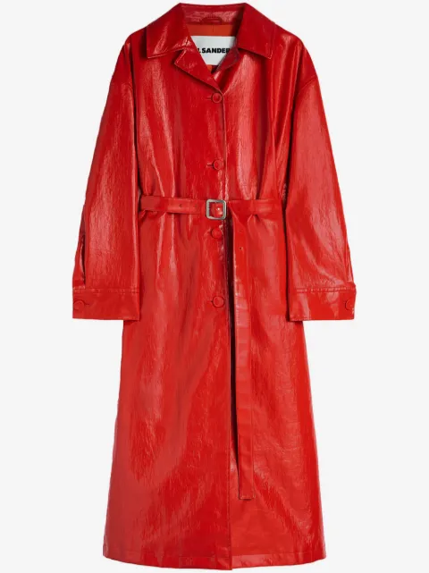 Jil Sander trench à taille ceinturée