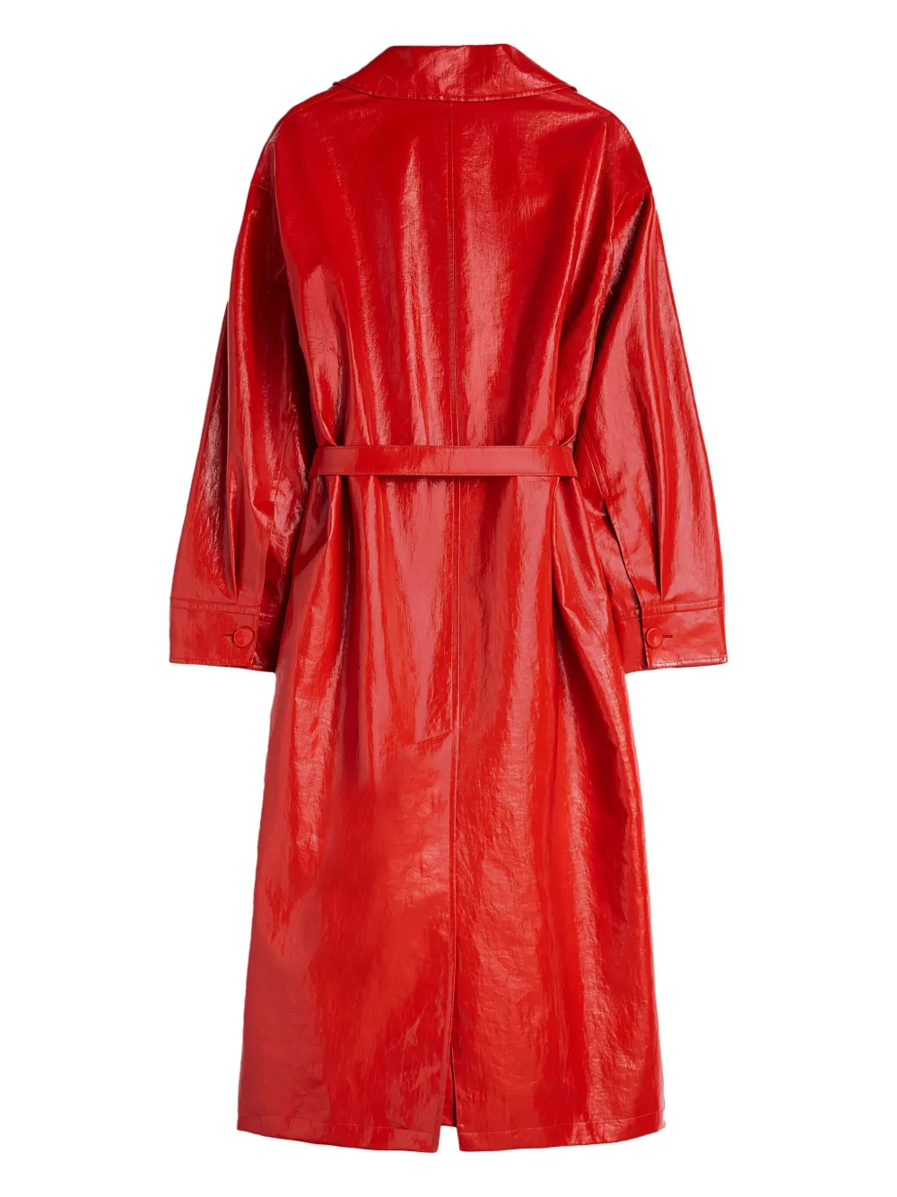 Jil Sander Trenchcoat met ceintuur Rood