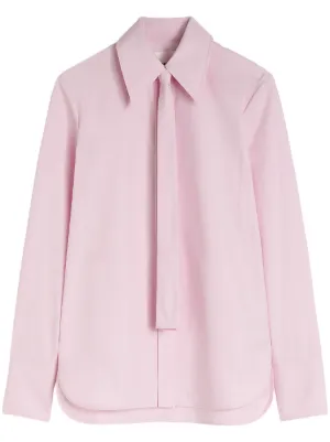 Jil Sander タイディテール シャツ | ピンク | FARFETCH JP